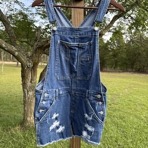 UNIONBAY Denim Overall Shorts,  Y2K Era